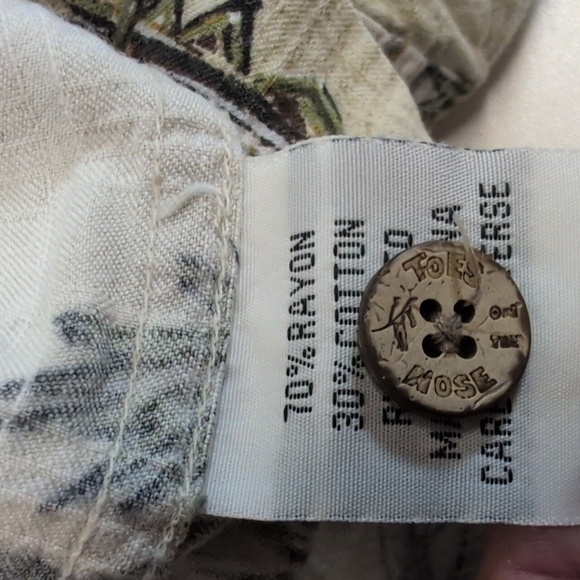 RARE Toes on Nose Microsoft Hawaiian Shirt Size Large EUC - Picture 10 of 11